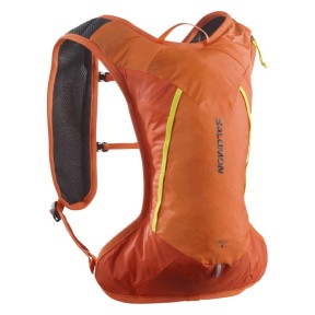 Salomon Cross 4 Backpack, cherry tomato/dragon fire