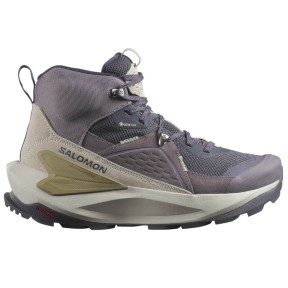 Salomon Elixir Mid Gore-Tex Women's Hiking Boots, Nine Iron/Shark/Silver Cloud