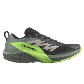 Salomon Sense Ride 5 Men's Shoes, Black/Laurel Wreath