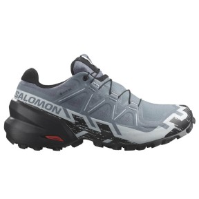 Salomon Speedcross 6 Gore-Tex Women's Shoes, Flint Stone/Black/Heather