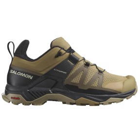 Salomon X Ultra 4 Men's Hiking Shoes, Kelp/Dark Earth/Black