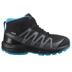 Salomon XA Pro V8 Mid Kids Climasalomon WP, Black/Ocean