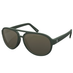 Scott Bass Sunglasses, Kaki Green/Brown