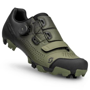 Scott MTB Team BOA® Shoes, Black/Fir Green