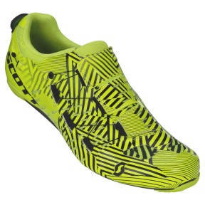 Scott Road Tri Carbon Shoe, Yellow/Black