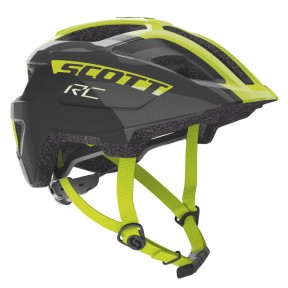 Scott Spunto Junior (CE) Helmet, Black/Radium Yellow RC