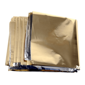 Origin Outdoors Gold/Silver Emergency Blanket 