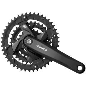 Shimano Tourney Crankset 6/7/8-speed Black FC-TY301 42/34/24T 170mm