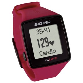 Sigma iD.Life Sportswatch (HRM), Red | Sporta Pulkstenis