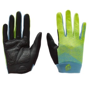 Silvini Calvi Kids Gloves, Blue/Neon