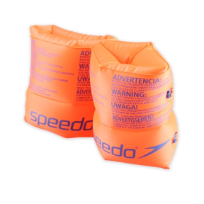 Speedo Junior Roll Up Armbands, orange