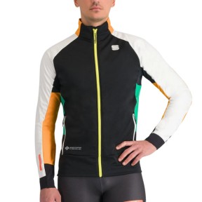 Sportful Apex Men's Jacket, Black/White/Green