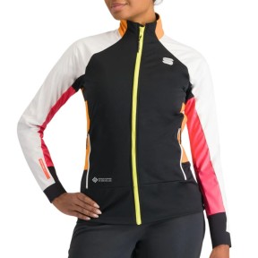 Sportful Apex Women's Jacket, Black/White/Pink