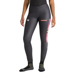 Sportful Apex Women's Tights, Black/Raspberry Pink