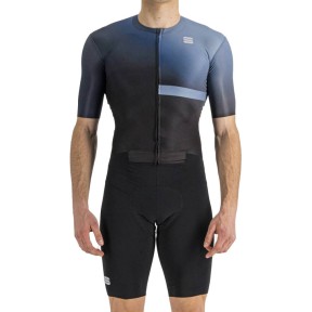 Sportful Bomber Suit Men's, Black/Galaxy Blue