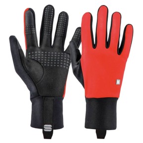 Sportful Engadin Women's Gloves, Black/Red