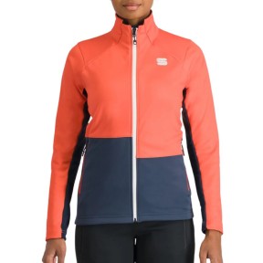 Sportful Engadin Women's Jacket, Pompelmo/Galaxy Glue