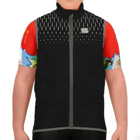 Sportful Reflex Kids Vest, Black