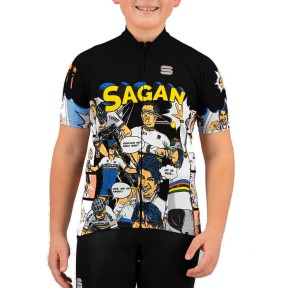 Sportful Super Peter Kids Jersey, Black