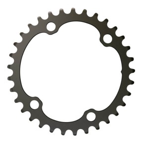 Sram Force 2x12-Speed Inner Chainring, 33T, 107 BCD, 4-Bolt, Black