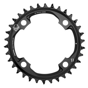 Sram X-SYNC Eagle 104BCD Chainring, 34T, Black