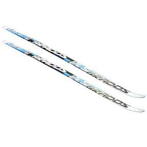 STC Brados LS Sport 3D Kids Skis, Step Blue