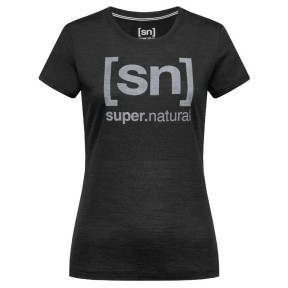 super.natural Essential I.D. Women's Tee, Black Melange