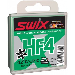 Swix HF4X Green Glide Wax -12...-32C