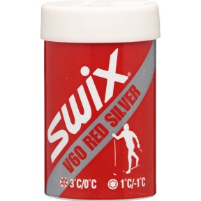 Swix V60 Red Silver Grip Wax 45g