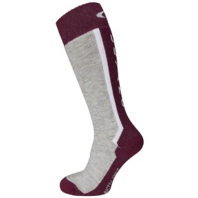 Ulvang Aktiv Knee Junior Merino Socks, Fig/Grey