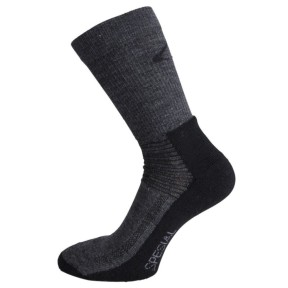 Ulvang Spesial Merino Socks, Charcoal Melange/Black