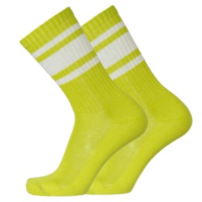 Uphillsport Lifestyle Merino Sport Bars M3 Socks, Lime