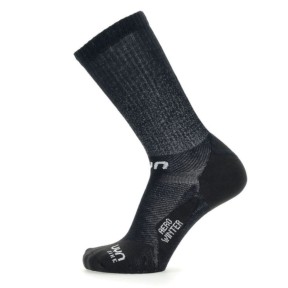 UYN Cycling Aero Men's Winter Socks, Black/White