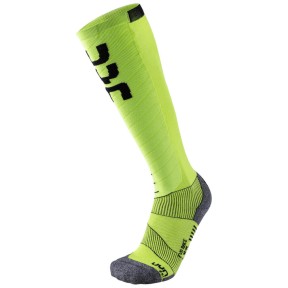 UYN Evo Race Men's Ski Socks, Green Lime/Black | Vīriešu Slēpošanas Zeķes