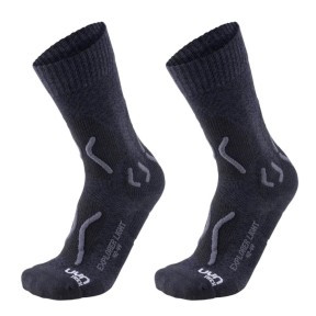 UYN Explorer Trekking Men's Light Socks, Charcoal/Anthracite