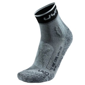 UYN Outdoor Trekking One Cool Low Women's Socks, Grey/Black