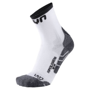 UYN Superleggera Men's Cycling Socks, White/Black