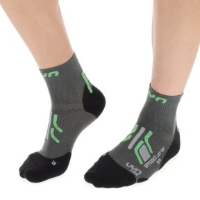 UYN Trekking Approach Low Men's Socks, Grey/Green