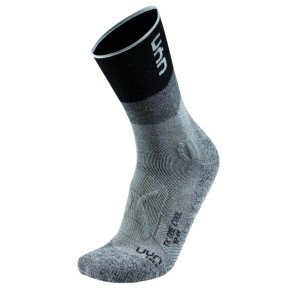 UYN Trekking One Cool Men's Socks, Grey/Black