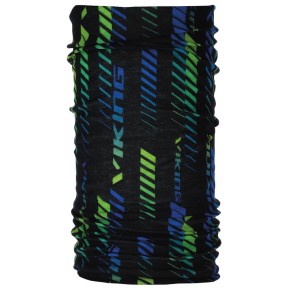 Viking 5554 Polartec Inside Bandana, Black/Lime