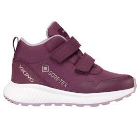 Viking Aery Track Mid F GTX Kids Sneakers, Purple