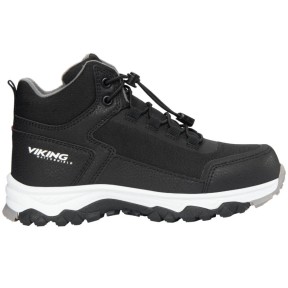 Viking Akkarvik Mid Fleece WP SL Kids Shoes, Black