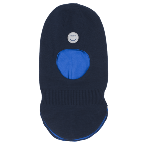 Viking Alv Wool Kids Balaclava, navy