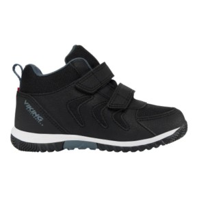 Viking Brisk Mid WP 2V Kids Shoes, Black