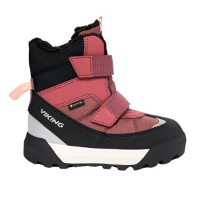 Viking Expower Warm GTX 2V Velcro Kid's Winter Boots, Dark Pink