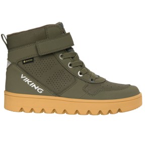 Viking Fleek Mid GTX 1V Kids Shoes, Olive