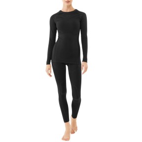 Viking Gaja Women's Base Layer Set, Black