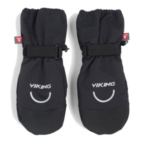 Viking Expower Insulated Kids Mittens, black