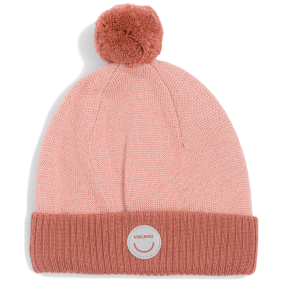 Viking Toasty Kids Beanie Wool Pom Pom, pink