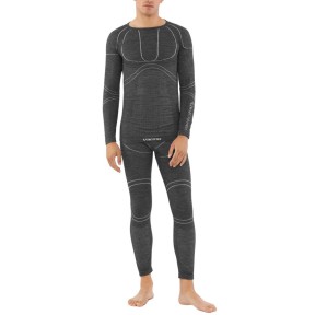 Viking Lan Pro Men's Base Layer Set, Grey